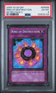 YuGiOh GRADED 2009 Ring of Destruction RP02-EN066 1st Ed SR EX-MT 6 PSA - Picture 1 of 1