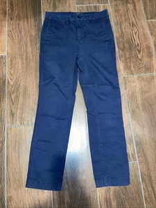 JCrew Womens Chino Pants Navy Blue straight Size 25 - Picture 1 of 9