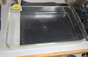 Vintage Pyrex 233 Klarglas Kasserolle Backform USA - 14" lang - Bild 1 von 6