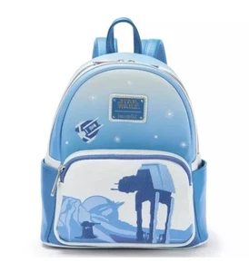 Disney Parks Star Wars Loungefly Hoth Blue Mini Backpack New 2025 With Tags - Picture 1 of 4
