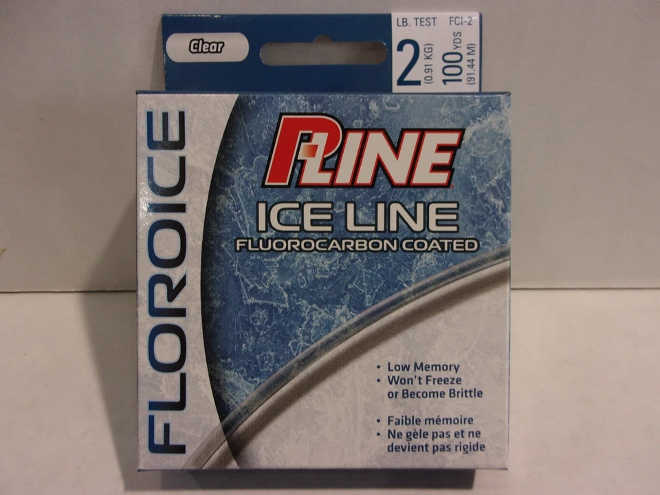 Línea de pesca de fluorocarbono P-Line Floroice transparente ¡Elige el tamaño de tu línea!  Nuevo en paquete Foto 1 de 1
