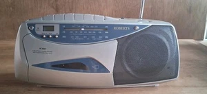 Roberts RC9907 3 Band Radio/Cassette Silver Tested Working Vintage Retro - Picture 1 of 6