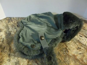 Vintage US Air Force B9B Winter Flight Helmet Flyers Hat Military Bancroft Cap Co M - Bild 1 von 9