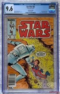 Marvel Star Wars #86 Mark Jewelers Inserto 1984 Blanco-Blanco Páginas CGC 9.6 - Imagen 1 de 2
