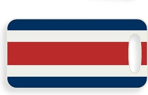 Costa Rica Flag Luggage Tag - Picture 1 of 4
