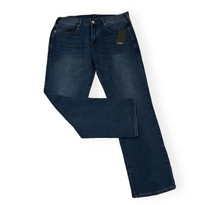 True Religion Medium Flake Ricky SN Relaxed Straight Blue Jeans Men's 36x34 New - Picture 1 of 7
