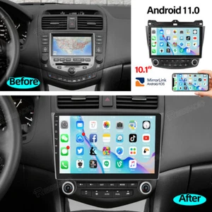 Für Honda Accord 7 VII 2003-2007 Android 11.0 Autoradio GPS Navigation WIFI DAB+ - Bild 1 von 16