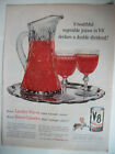 VTG 1954 Orig Magazine Ad V8 Vegetable Juice Declare a Double Dividend