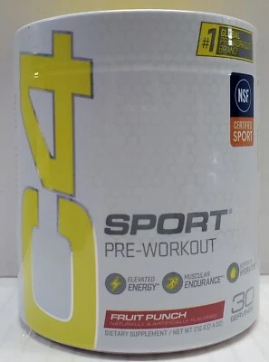 Cellucor C4 Sport Pre Workout Powder Fruit Punch | 30 Servings | EXP 01/2026 - Image 1 of 3