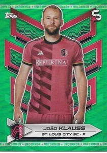 2024 Topps Superstars MLS JOAO KLAUSS Green Foil Uncommon -ST. LOUIS CITY SC-  - Picture 1 of 1