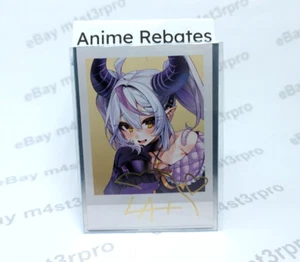 Hololive La+ Darkness Birthday Celebration 2023 F.Signed Polaroid Style Bromide - Bild 1 von 5