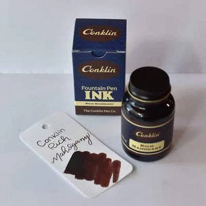 Conklin Ink Bottle - Rich Mahogany - Picture 1 of 5