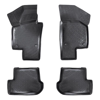 Car Floor Mats Liners For Volkswagen Beetle 2011-2019 All Season Heavy Duty Rugs - Image 1 of 4