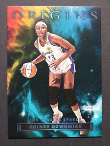 2023 Panini Origins Basketball WNBA Chiney Ogwumike Teal Card Sparks 21/35 SSP!! - Picture 1 of 3
