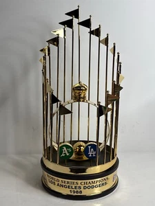 Orel Hershiser Signed Dodgers 1988 World Series 12' Trophy '88 WS MVP' PSA - Picture 1 of 5