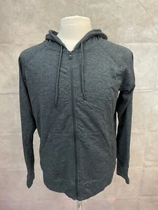 Athletic Works Women's Dark Gray Full Zip Hoodie Size L (12-14) - Picture 1 of 5