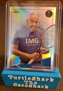 Nick Bollettieri 2021 Topps Chrome Tennis Silver Parallel 