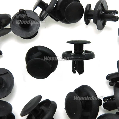 100 Fender Splash Shield Clips Push Pin Fastener Retainer For Suzuki For Mazda - Image 1 of 4