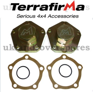 LAND ROVER DEFENDER 90 TD5 HEAVY DUTY DRIVE FLANGES 24 SPLINE (PAIR) TERRAFIRMA - Picture 1 of 8