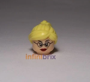 Lego Dr. Harleen Quinzel Head + Hair piece from set 10937 Super Hero Batman NEW - Picture 1 of 2