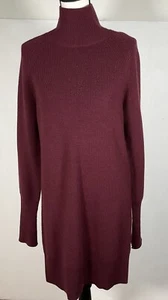 Banana Republic Dress Women Medium 100% Fine Merino Wool Mock Neck Sweater - Picture 1 of 12