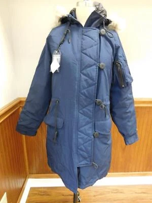 Penfield for JCrew Collaboration Paxton Long Snorkle Jacket Sz m navy blue - Image 1 of 4