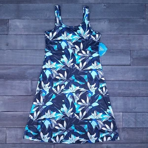 COLUMBIA Freezer III Dress Atoll Hidden Paradise Womens Sz XS Blue Floral - Picture 1 of 6