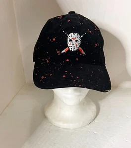 Friday the 13th Jason Voorhees Dad Hat Adjustable Bloody Baseball Cap - Picture 1 of 4