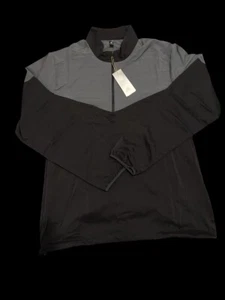 Adidas Heather Chevron Quarter-Zip Wind Pullover A546 GT8988 Black - Men’s X-Lg - Picture 1 of 2