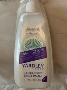 2 Bottle Lot Yardley London English Lavender Liquid Hand Soap Refill, 16 & 8 Oz - Picture 1 of 3