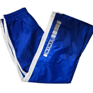 Vintage Nike Youth Pants XL Blue Nylon Windbreaker Hip Hop Gorpcore Street Wear - Picture 1 of 7