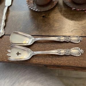 passendes Set versilberte Zucker- und Marmeladenlöffel/Pik, 1847 Rogers Heritage - Bild 1 von 4