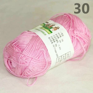 Sale 1SkeinsX50g Soft Bamboo Cotton Baby Wrap Rugs Hand Knitting Crochet Yarn 30 - Picture 1 of 12