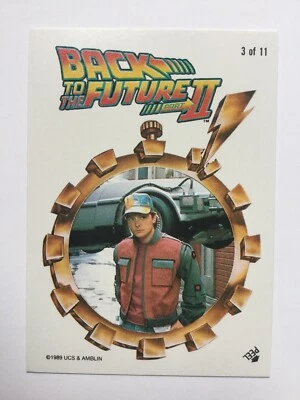 Topps Back To The Future Part II 2 Sticker 3 Marty McFly - Image 1 of 2