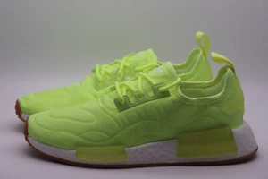 ADIDAS ORIGINALS NMD_R1 BOOST TRAINERS - NEON - SOLAR YELLOW GZ7963 MEN UK7.5 - Imagen 1 de 17