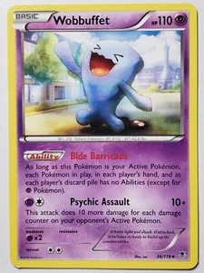 Wobbuffet 36/119 LP - B2G1F - XY Phantom Forces Pokemon Card - Sui Art - Picture 1 of 4