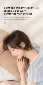 Sleeping headphones wireless bluetooth sports noise reduction mini invisible lon - Picture 1 of 10