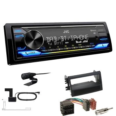 JVC DAB+ Bluetooth USB inkl. Antenne Autoradio für KIA Soul schwarz 2008-2011 - Bild 1 von 4