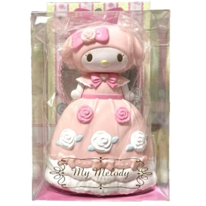 Sanrio My Melody Doll Brush Figure Mascot In a dress 2018 Flower Costume Japan - Picture 1 of 12