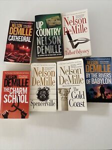 Nelson DeMille 7 Assorted Book Bundle Suspense Mystery Thriller Lot free post