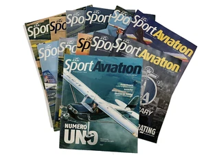 Sport Aviation Magazine Lot of 12 April 2022  January, March-December 2023 Plane - Bild 1 von 14