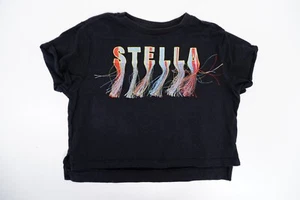Stella McCartney girls top, t shirt, size age 3 years, black, pink VGC - Picture 1 of 5