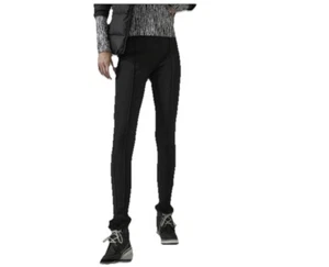 Athleta Damen Gletscher Schnee Skinny Hose Ski Outdoor warm Stretch schwarz Gr. 6 - Bild 1 von 15