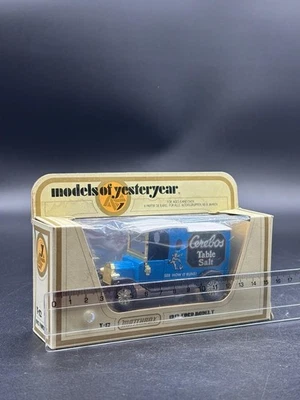 Modelli Matchbox di un tempo Y12 - 1912 Ford Model T Cerebos in scatola - Immagine 1 di 4