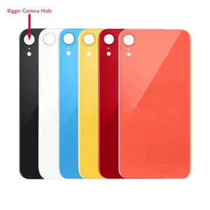 Battery Back Cover with Big Camera Hole and Adhesive for iPhone XR - Picture 1 of 7