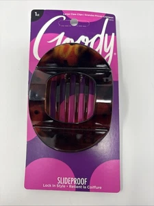 Goody Large Updo Claw Clip Slide Proof Brown Tortious - Picture 1 of 2