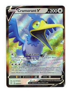 Cramorant V 054/072 Ultra Rare Holo Shining Fates Pokemon TCG - Bild 1 von 2