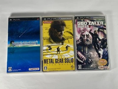 Lot3 PSP Tales of the World 2 & Metal Gear Solid Peace Warker & God Eater Burst - Image 1 of 4