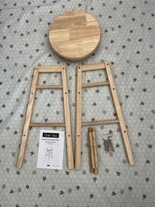 Chef Vida Revolving Breakfast Bar Stool Wooden Kitchen - Picture 1 of 9