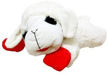 Multipet Officially Licensed Lamb Chop Jumbo Plush Dog Toy 24-Inch - 2 Pack - Image 1 of 4